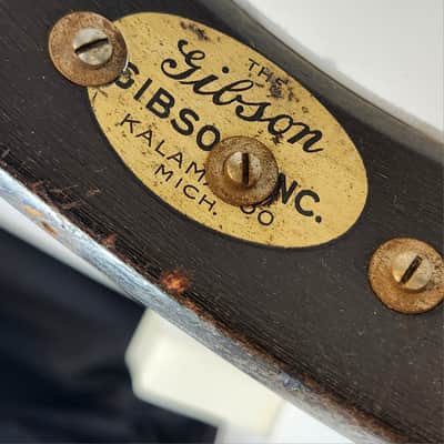 Gibson Pre-War "The Gibson" TB-3 Tenor Banjo w/Case c. 1932-33 (FON 8930-5) image 19