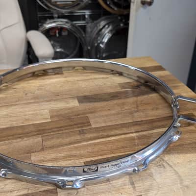 Pearl Super hoop 14" 12 hole W/ guards - Chrome image 3