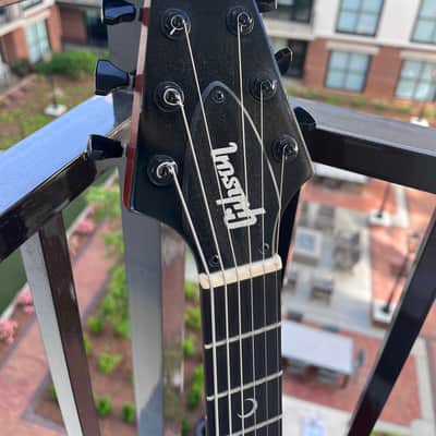 Gibson Flying V Crescent Moon 2002 - Worn Cherry image 5