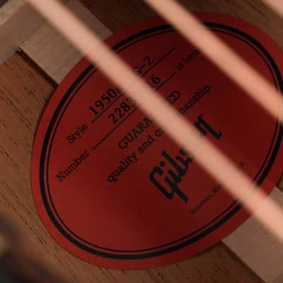 Gibson 50s LG2 Original Vintage Sunburst image 11