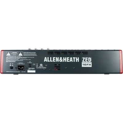 Allen & Heath ZED-16FX 16-Channel Recording and Live Sound Mixer with FX & USB (B-Stock) image 5