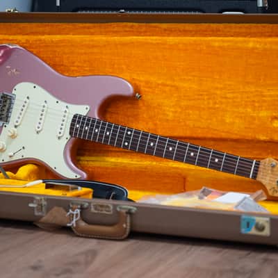 1997 Fender Custom Shop Cunetto Relic 1960 Stratocaster - Burgundy Mist image 15