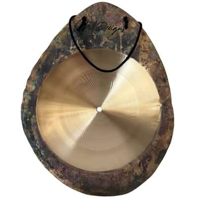 GM Designs Hanging/Mountable Irregular Cymbal w/ 12" Bell - Unique Resonant Voices! image 3