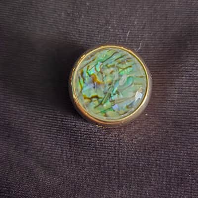 NEW Gold with abalone guitar knob image 1