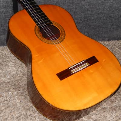 KAZUO ICHIYANAGI 20 1977 - ROBERT BOUCHET CLASS CLASSICAL CONCERT GUITAR - SPRUCE/BRAZILIAN ROSEWOOD image 3