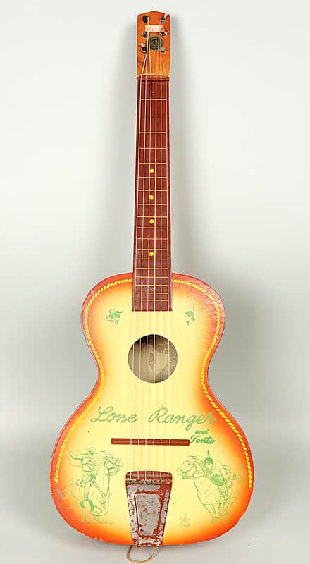 Vintage 1950's Lone Ranger Tonto Acoustic Guitar image 1