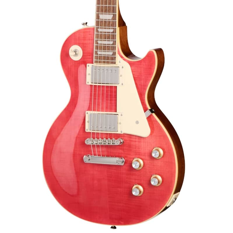 Epiphone Les Paul Standard 60s Figured (Incl. Premium Gig Bag); Fuchsia