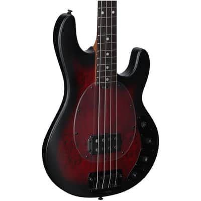 Sterling by Music Man Ray34 Electric Bass Guitar, Dark Scarlet Burst, Open Box (Very Good) image 1