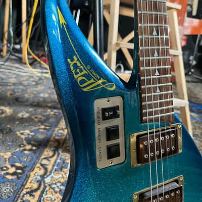 Ultra Rare Hand Crafted Vintage Japan Bizarre Apex Kamel Chenaouy Custom Shop 1983 Sparkle image 6