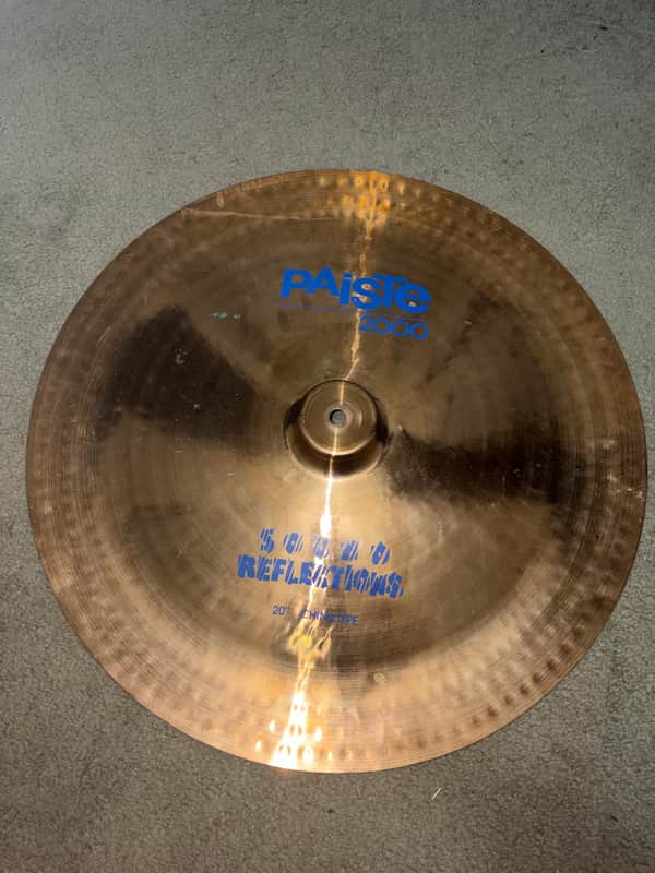 Paiste 20" 2000 China Type Cymbal 1986 - 1993 - Reflections image 1