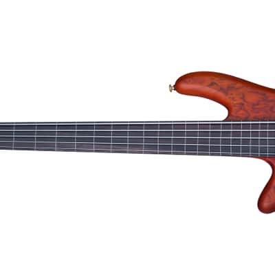 Schecter Stiletto Studio-5 Left Hand Bass - Satin Honey (2775) image 7