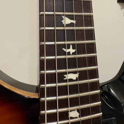 PRS CE-24 Amber Sunburst 2022 - with Black Satin neck image 5