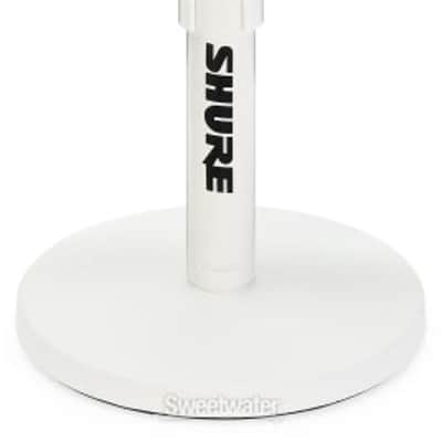 Shure SH-DESKTOP1 Microphone Stand - White (DESKTOP1Wd2) image 1