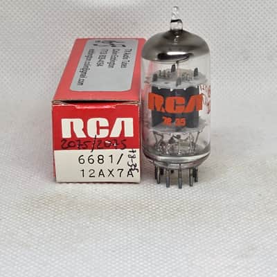 RCA, NIB Made By GE 6681 / 12AX7A Gray Plate Perfectly Balanced Single NOS ECC83 12AX7