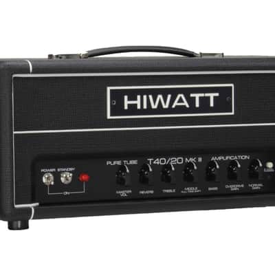 Hiwatt T40/20 | All-Tube 2-Channel Guitar Head w/ Spring Reverb. New with Full Warranty! image 1