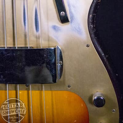 Fender 1958 Precision P Bass 3-Tone Sunburst All Original image 6