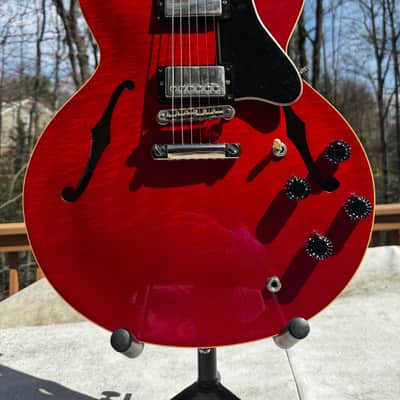 Gibson ES335 1987 - Flamed Cherry Red image 2