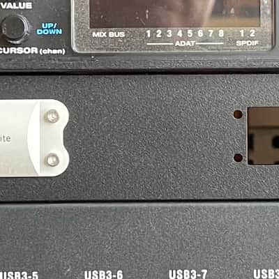 1U dual slot rackmount faceplate for UNIVERSAL AUDIO UAD-2 Satellite Black image 2