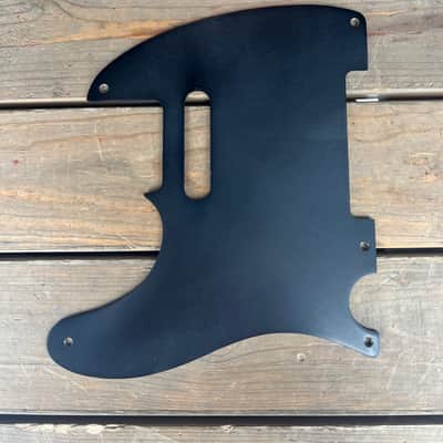 Real Life Relics Black Telecaster® Pickguard 1 Ply 5 Hole Bakelite Blackguard LEFT HAND  [PGU2]