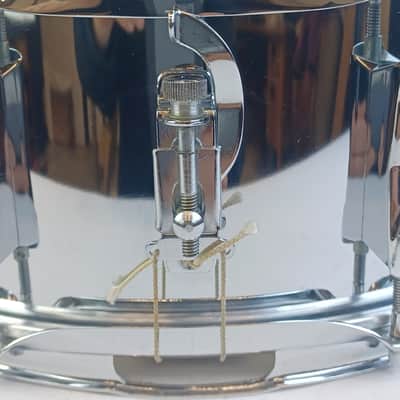 Premier 5x14"Snare Drum Chrome Steel Model#1005 8Lug England Vintage70 NEW Heads image 8