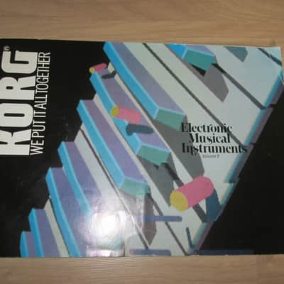 Korg Original Synthesizer Catalog Volume 9 - 1982 - Original Vintage Synthesizer Brochure