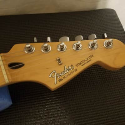 Fender Standard Stratocaster HSS 2006 60th Anniversary Midnight Wine Red Humbucker Maple Neck MIM image 7