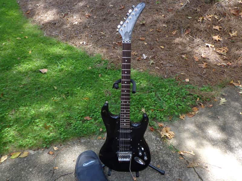 Kramer Pacer Custom 1984 Black- Seymour Duncan Vintage Pickups- Bannana Hockey Stick image 1
