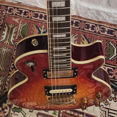 Epiphone Les Paul Custom Heritage Special Edition Cherry Burst w Seymour Duncan image 18