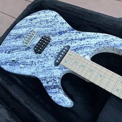 Warmoth Soloist / Dinky Charvel Jackson style 2020 Splatter image 5