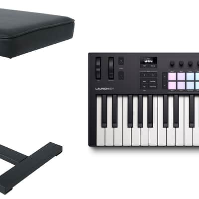 Novation LAUNCHKEY 37 MK4 37-Key USB MIDI Ableton Live Keyboard Controller+Bench image 1