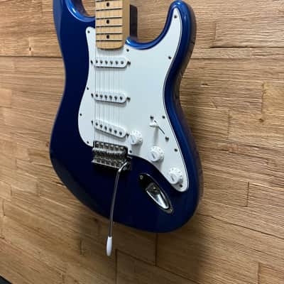Fender Standard Stratocaster Guitar 2006-MIM- Electron Blue- 8lbs 2oz w/gig bag image 5