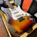 2025 Fender Custom Shop Stratocaster Pro SR25 Super Heavy Relic - 3 Color Sunburst