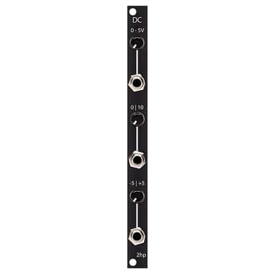 2hp DC Eurorack Voltage Offset Generator Module (Black) image 2