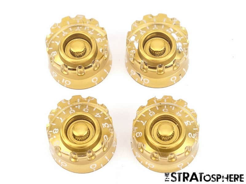 4 USA Gibson Les Paul 50s HP Tribute CONTROL KNOBS Volume Tone Max Grip image 1
