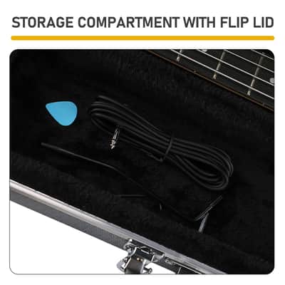 🎸ABS Extra Sturdy Hard Case for Electric Bass Guitar with a Plush interior! For Jazz Bass, Precision (P) Bass, EB/SG Bass, Rickenbacker, & More!🎸 image 7