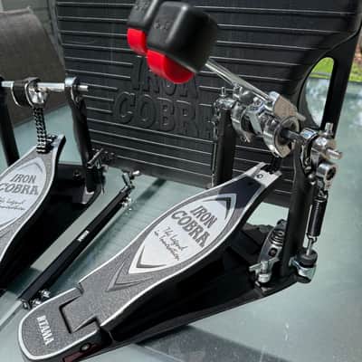 Tama HP900PWN Iron Cobra 900 Series Power Glide Double Bass Drum Pedal 2010s - Black/Chrome image 3