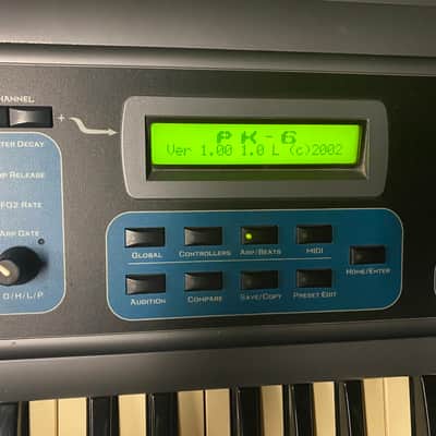 E-MU Systems PK6 KEYBOARD SYNTH 2003 - Silver And Blue image 23