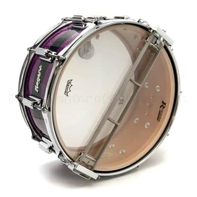 Rogers Dyna-Sonic Snare Drum 14x6.5 Purple & Black Sparkle image 4