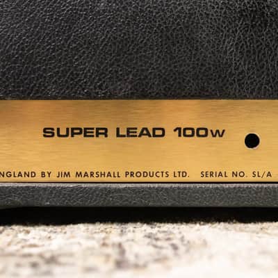 Marshall Vintage 1971 Super Lead 100w Amplifier Head - Used image 12