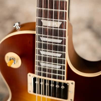 Gibson Les Paul Standard 50s Faded Electric Guitar - Vintage Tobacco with Hardshell Case image 9