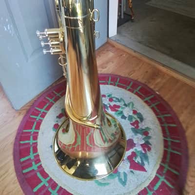 Schiller Frankfurt Elite 3/4ths CC piston tuba 2025 - Lacquer over brass image 3