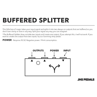 JHS Buffered Splitter V2 Black image 2
