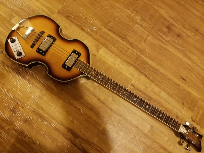 Crestwood Beatle Bass Hofner Clone Vintage Japan image 1