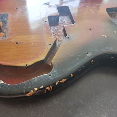 Fender Precision Bass body 1975/1976 - Sunburst image 12