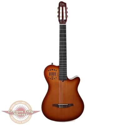 Godin Multiac Grand Concert Duet Ambiance Nylon Lightburst B Stock image 1