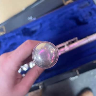 King Cleveland 610 Flute w/ Hard Case Blue Lining (parts/ repairable) image 21