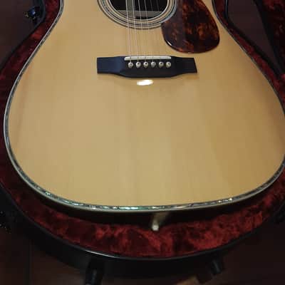 Edmonds D-45 Tight Grain Red Spruce/Bold Black Lined Brazilian * HOLD* image 3