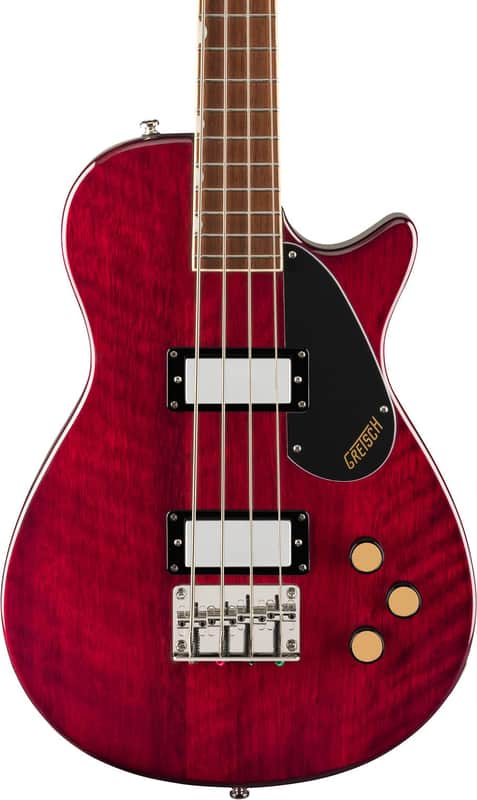 Gretsch Streamliner Jet Club Single-cut Electric Bass Guitar - Walnut Stain image 1