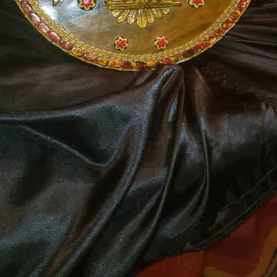 Handmade Vintage Folk Banjo (Portuguese / Mexican Artisan, c. 1940s–60s) 1940s,1960s - Handcrafted Amber Celluloid Finish image 3