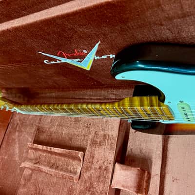 Fender Stratocaster, Limited Edition, Journeyman Relic, Closet Classic Hardware, Roasted 3A Flame Maple Neck, 1958 - Chocolate 3-Colour Sunburst image 15